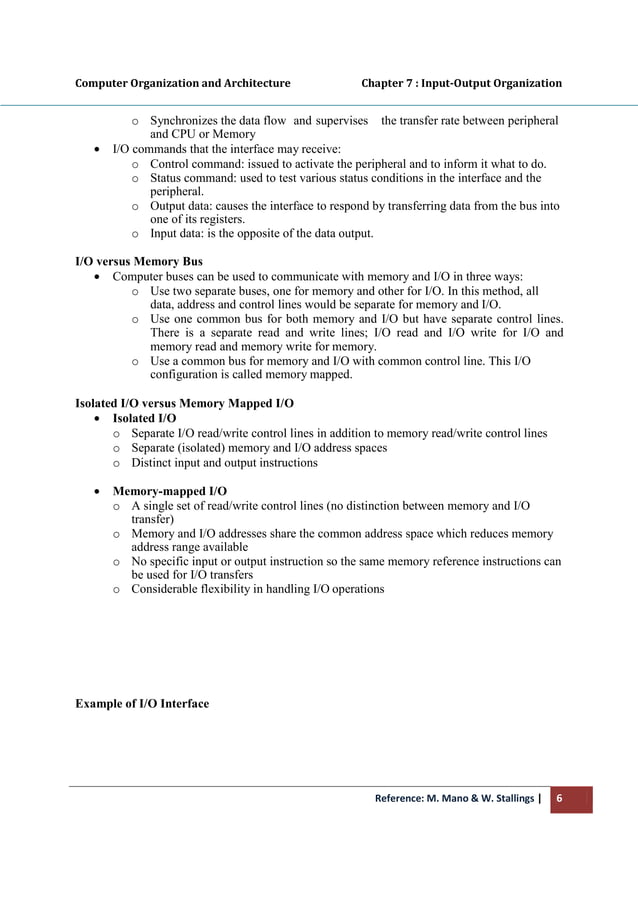Chapter7 Input Output Computer Organization Pdf Chapter7 Input Output Computer Organization Pdf