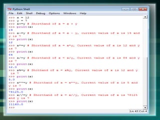 introduction to python | PPTX