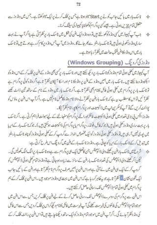 Chapter 7 - Introduction to Windows Desktop ~ Urdu Guide