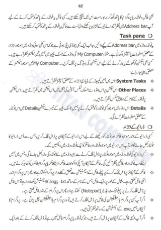 Chapter 7 - Introduction to Windows Desktop ~ Urdu Guide