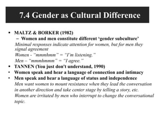 Chapter 7 language & gender | PPTX