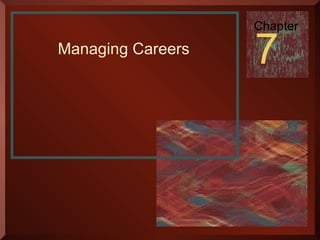 Chapter Managing Careers 7 
Copyright © 2003 by The McGraw-Hill Companies, Inc. All rights reserved. 
 