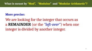 Comprehensive Guide to Modular Arithmetic and Its Practical ...