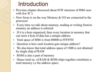 Chapter 7 memory & i/o | PPTX
