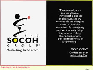 Advertisement for The Socoh Group
 