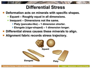 Chapter 7 metamorphic rocks | PPT