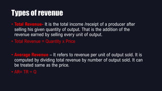 Revenue Is Comprehensive Guide to Revenue Concepts in Economics and Business | PDF