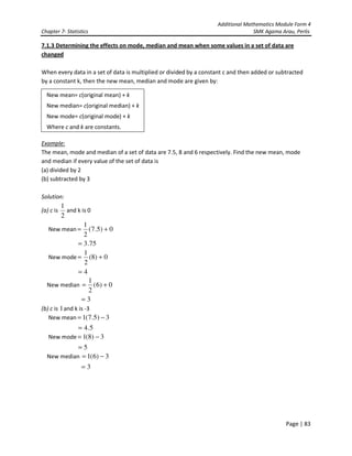 Chapter 7 statistics | PDF