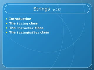 Chapter 7 String | PPT