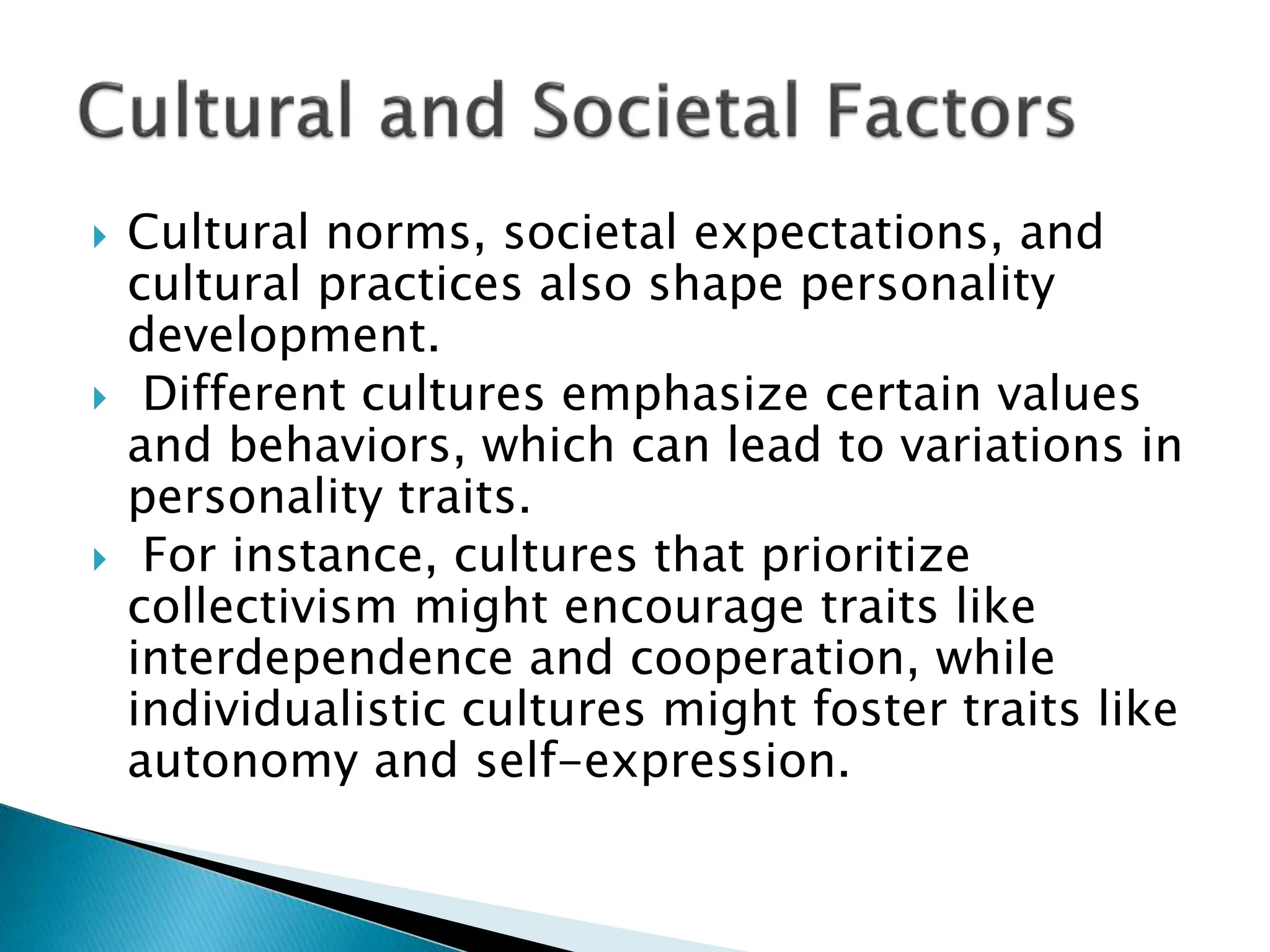 Chapter 7_impact of environment on personality | PPTX