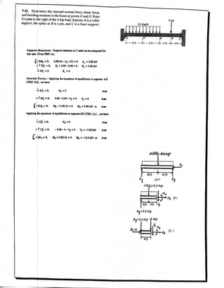 Hibbeler Statics solution - Chapter 7 (2)