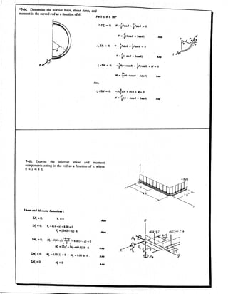 Hibbeler Statics solution - Chapter 7 (2)