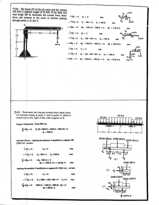 Hibbeler Statics solution - Chapter 7 (2)