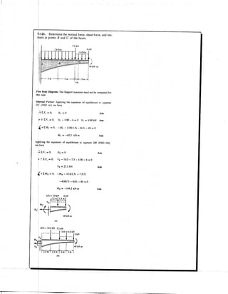 Hibbeler Statics solution - Chapter 7 (2)