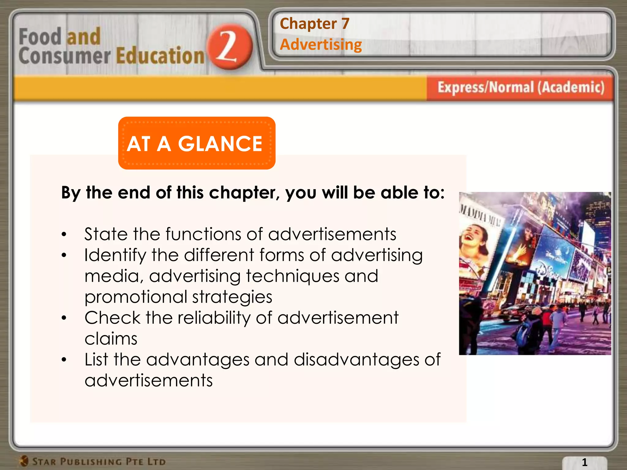 Chapter 7 Advertising | PPTX