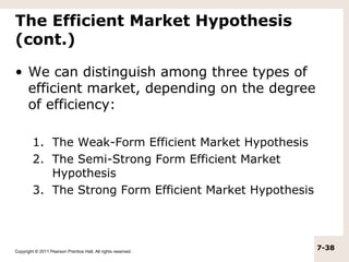 Chapter 7 an introduction to risk and return | PPT