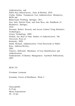 CHAPTER 7 Authentication and Authorization On | DOCX