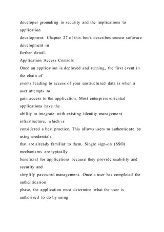CHAPTER 7 Authentication and Authorization On | DOCX