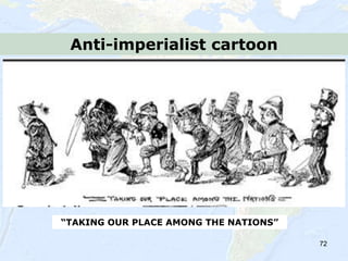 72
Anti-imperialist cartoon
“TAKING OUR PLACE AMONG THE NATIONS”
 