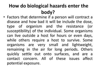 Chapter 7 biological hazards | PPTX