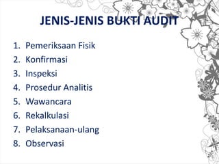 Chapter 7 - Bukti Audit | PPT