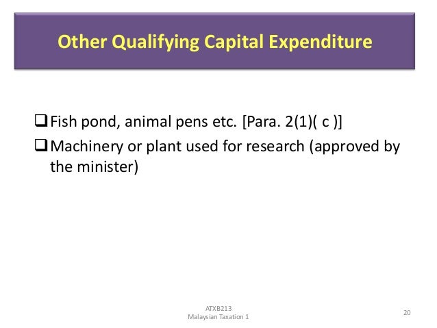 Chapter 7; capital allowances students