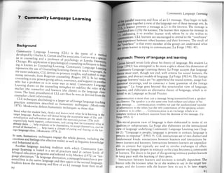 Communicative Language Learning
