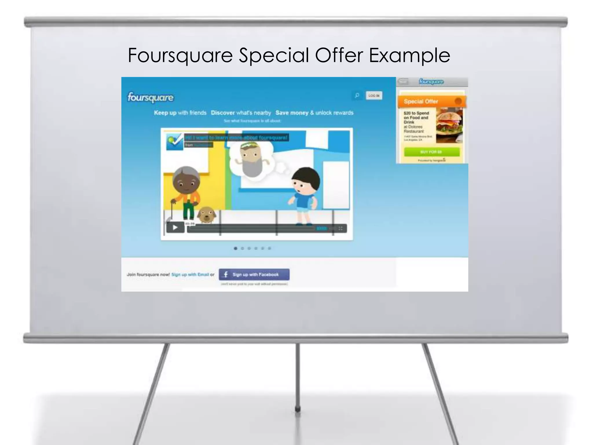 Foursquare Special Offer Example
 