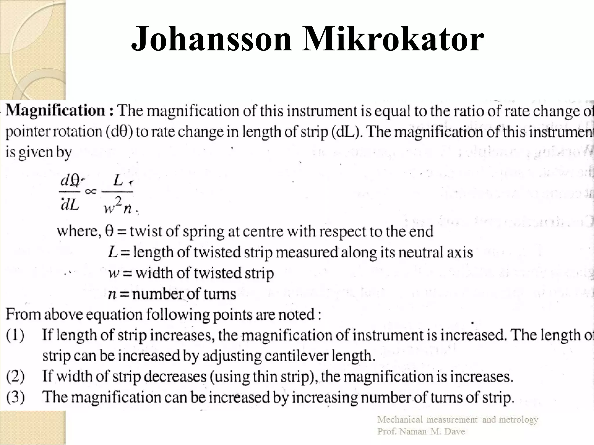 Johansson Mikrokator
 