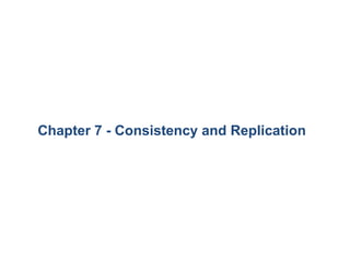 Consistency and Replication in Distributed Systems: Models and ...
