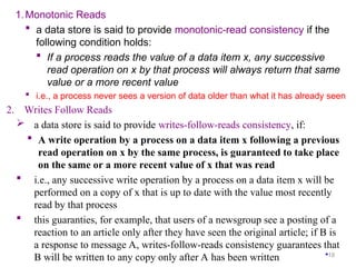 Consistency and Replication in Distributed Systems: Models and ...