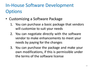 Chapter 7 Development StrategiesInformation Technology Project ...