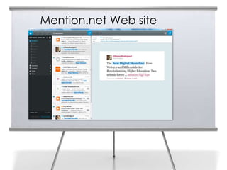 Mention.net Web site
 