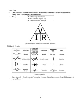 Chapter 7 Electricity | PDF