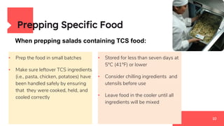 Food preparation | PPTX