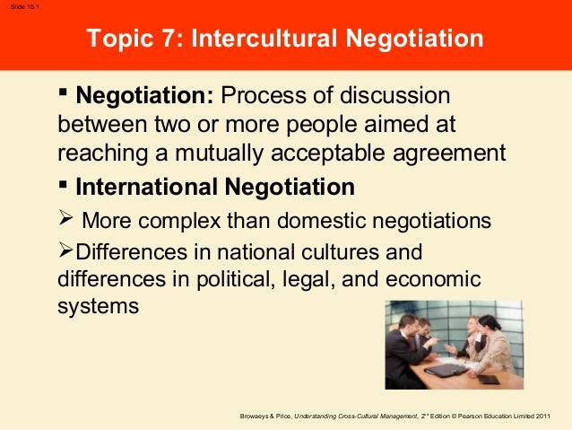 Intercultural Negotiation