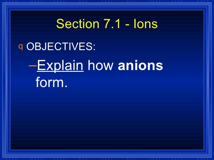 Chemistry Chp 7 Ionic And Metallic Bonding Powerpoint