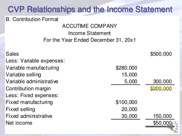 traditional income statements collection contribution critical traditional income statement