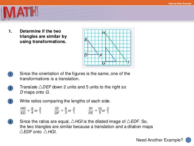(8) Lesson 7.3 - Similarity and Transformations