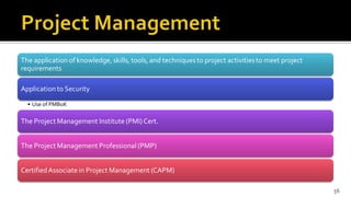 The application of knowledge, skills, tools, and techniques to project activitiesto meet project
requirements
Applicationt...
