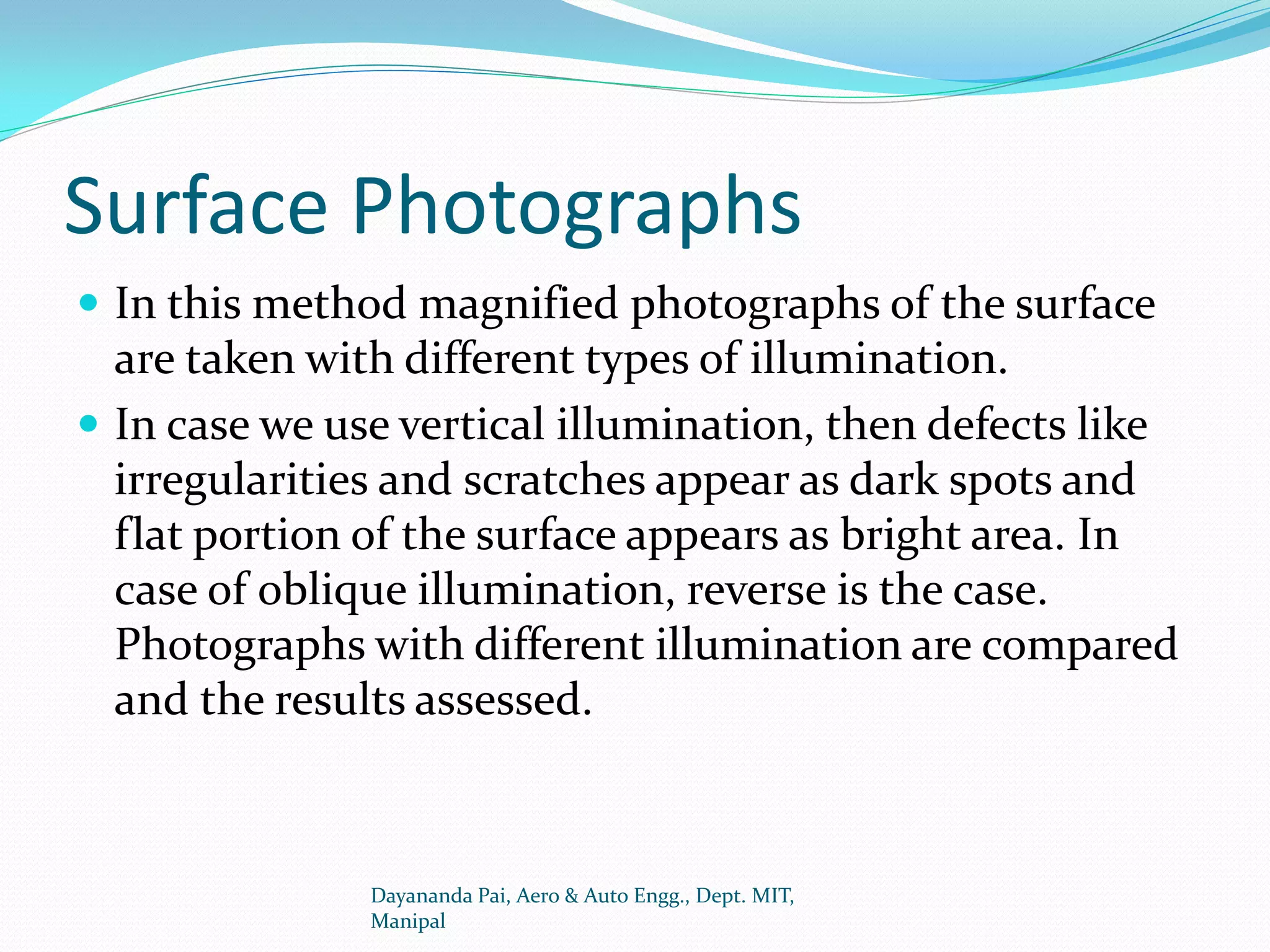 Chapter 7 measurement of surface finish | PDF