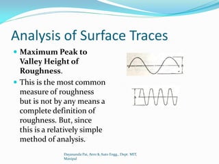 Chapter 7 measurement of surface finish | PDF