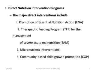 nutrition intervention in human population | PDF