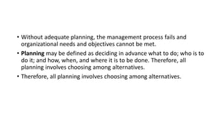 Organizational Planning. function, steps | PPTX