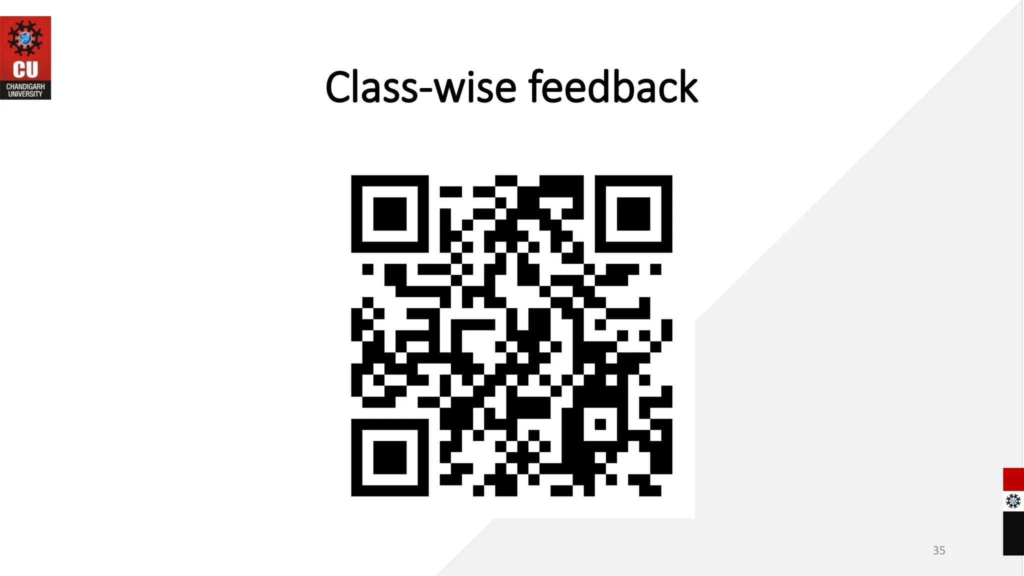 Class-wise feedback
35
 