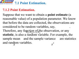 Chapter 7_Point Estimation of Parameters and Sampling Distributions (1).ppt