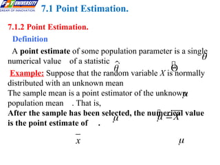 Chapter 7_Point Estimation of Parameters and Sampling Distributions (1).ppt