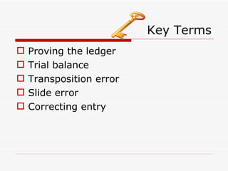 Chapter 7 posting journal entries to general ledger accounts | PPT