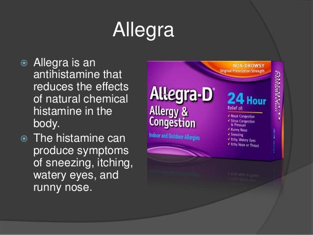 allegra sleep disorders