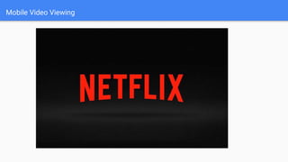 Mobile Video Viewing
 